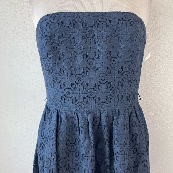 NWT Trina Turk Blue Formal Midi Dress Size 10 - Picture 2 of 8